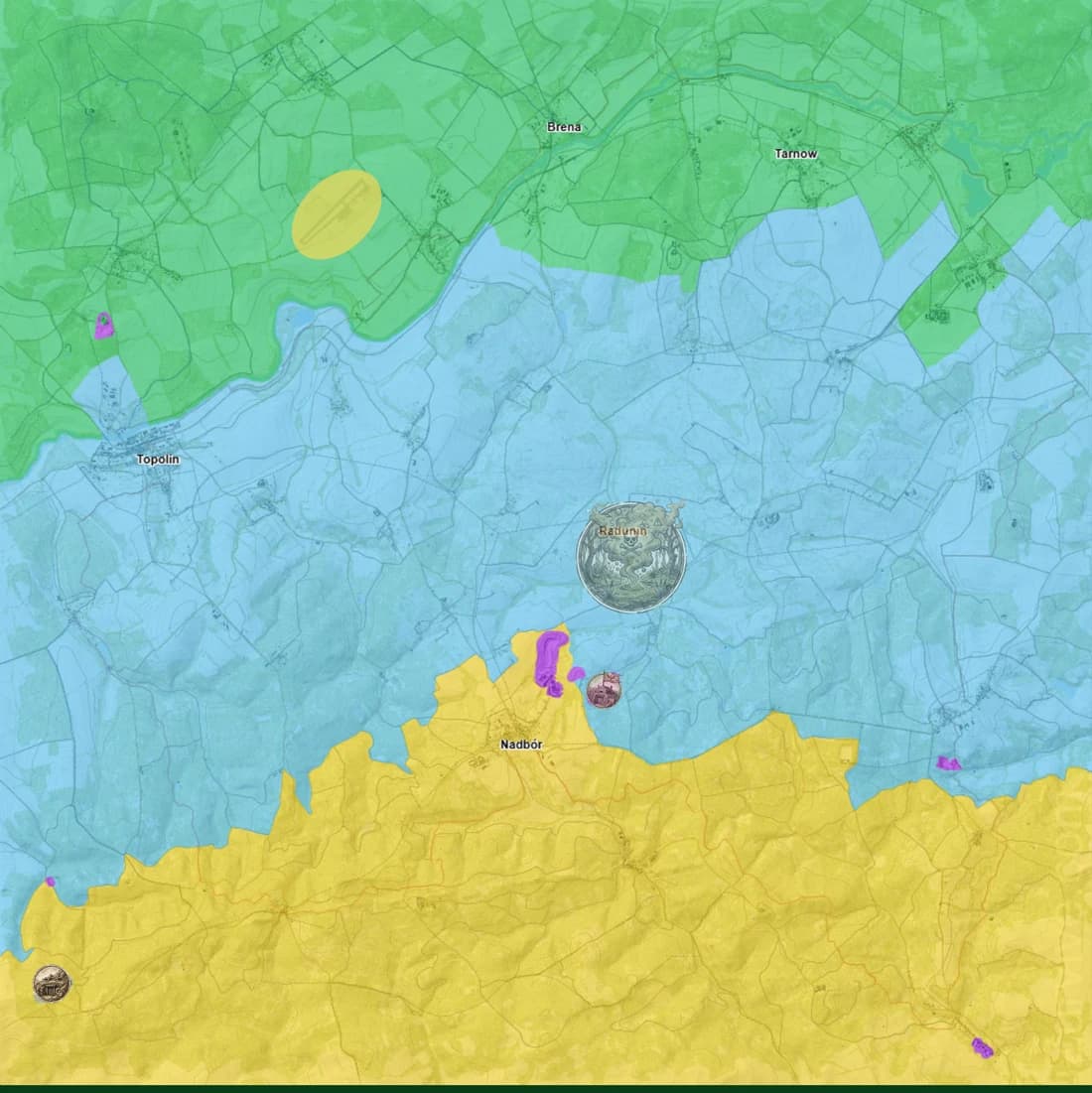 Tier-map · Livonia